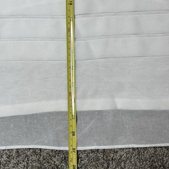 Avenue Sleeveless Pleated Top Bright Cream Plus Size 30/32 - Picture 5 of 10